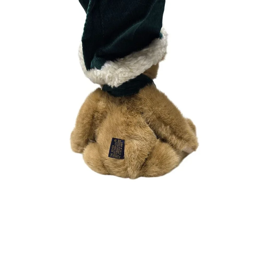 Boyds Bear‎ B.J Bearricane Plush Bear with Green Candy Cane Scarf and Green Hat